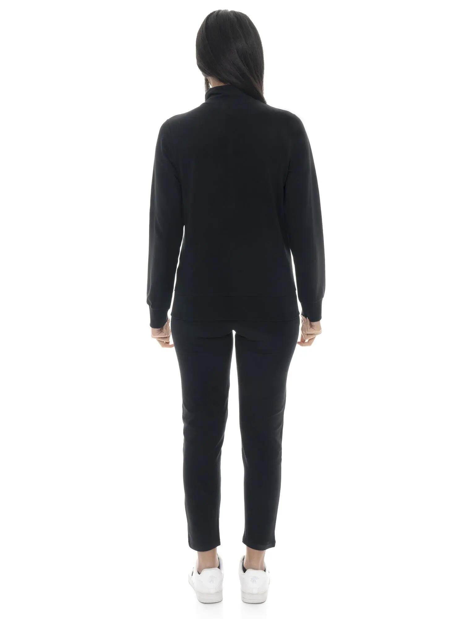 Ensemble de survêtement en coton à col zippé Leone Summer Bright pour femme 4/7