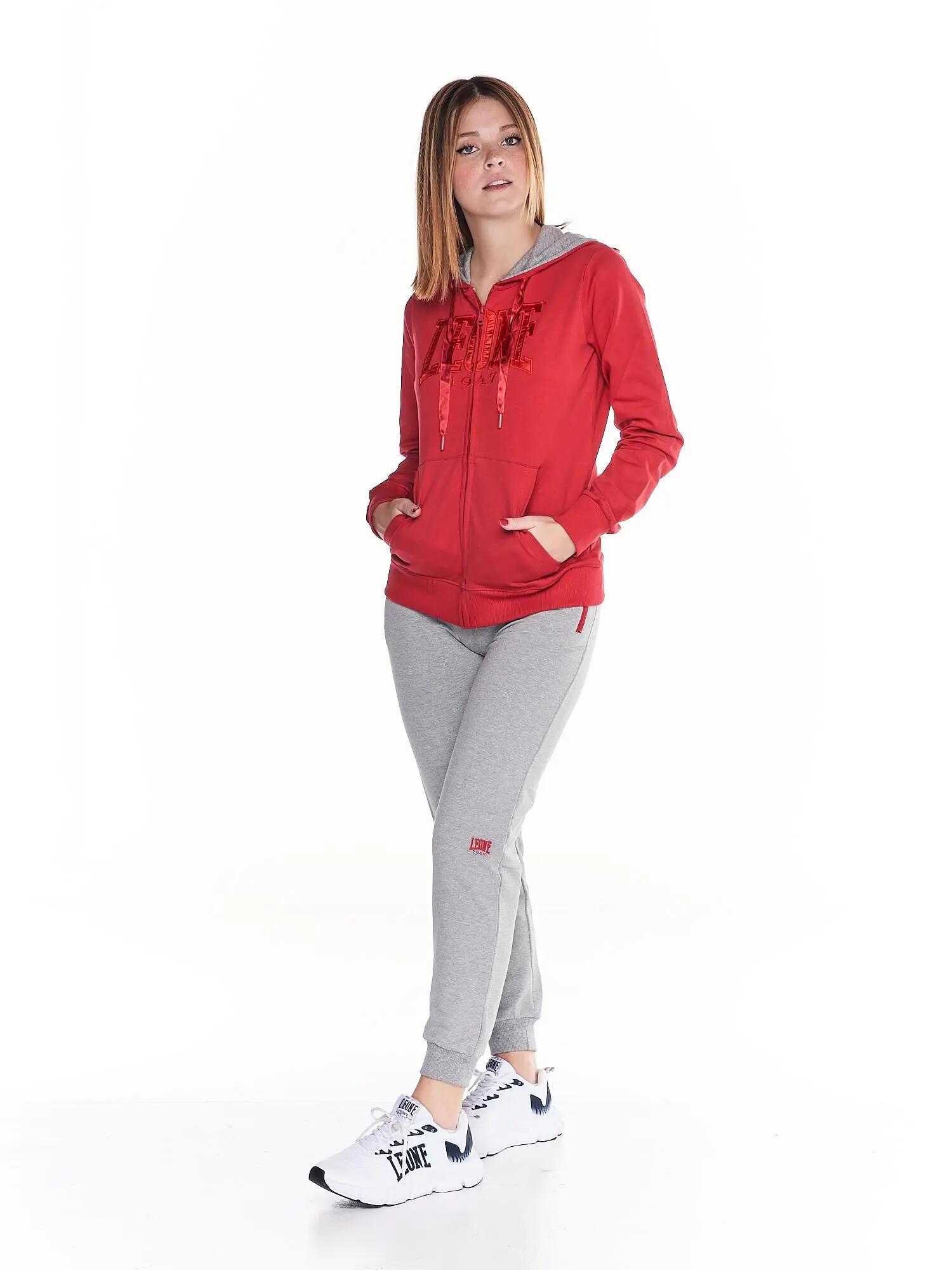 Bluza z bawełna z kaptur na co dzień na siłownię 3/5