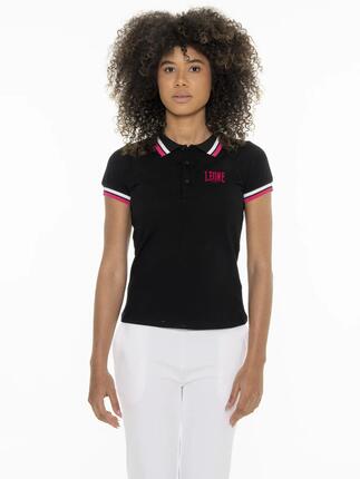 Polo Leone Basic pour femme avec col