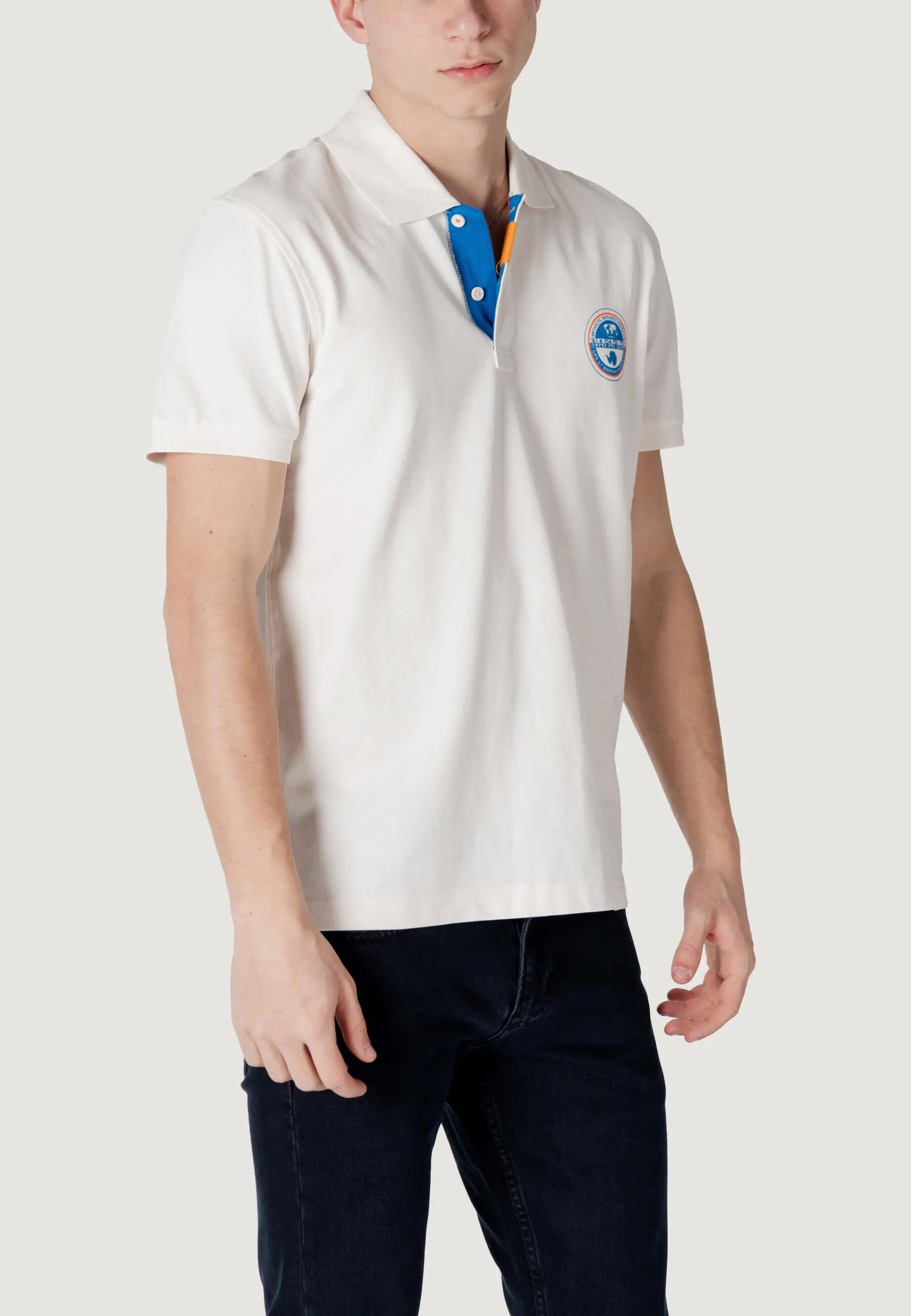 Polo met korte mouwen E-CLANIS SS HEREN WIT 3/4