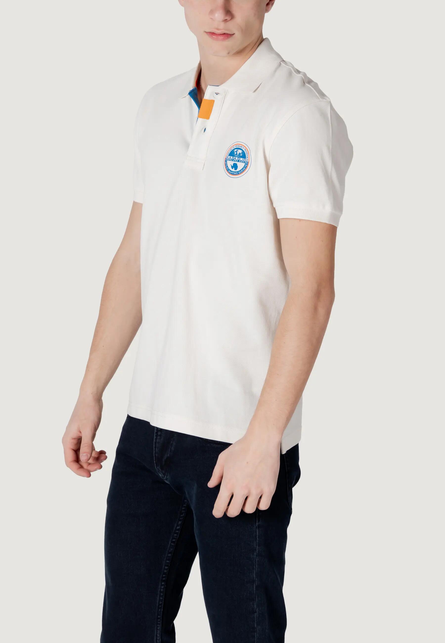 Polo met korte mouwen E-CLANIS SS HEREN WIT 2/4