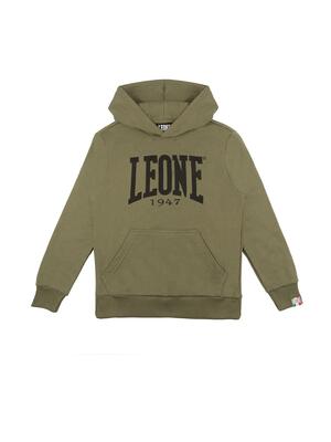 Felpa invernale da bambino con cappuccio pull on Leone 1947 Basic