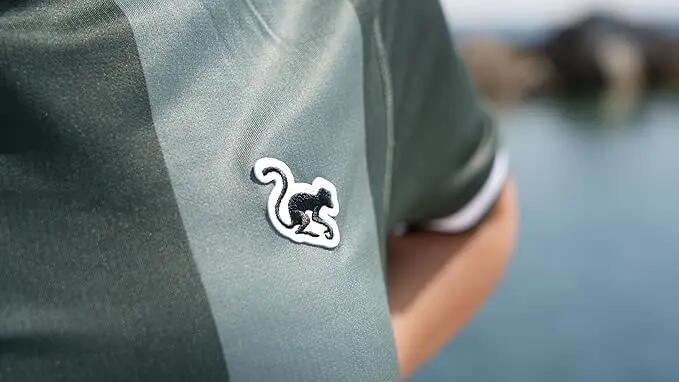 Koszulka polo oversize oddychającaz recyklingu –męska/damska (zielona/szałwiowa) 6/7