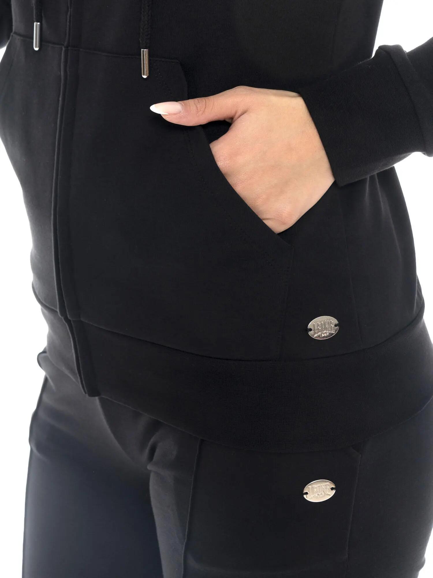 Sudaderas con capucha y cremallera básicas para mujer de Leone 3/7