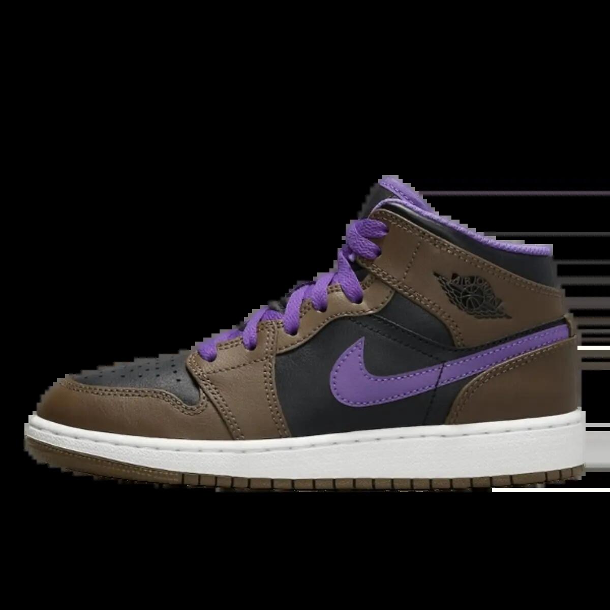 Jordan 1 Mid Purple Mocha — foto 2