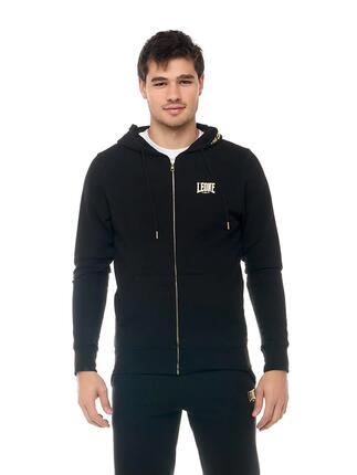 Sweat à capuche zippé Leone New Gold pour homme