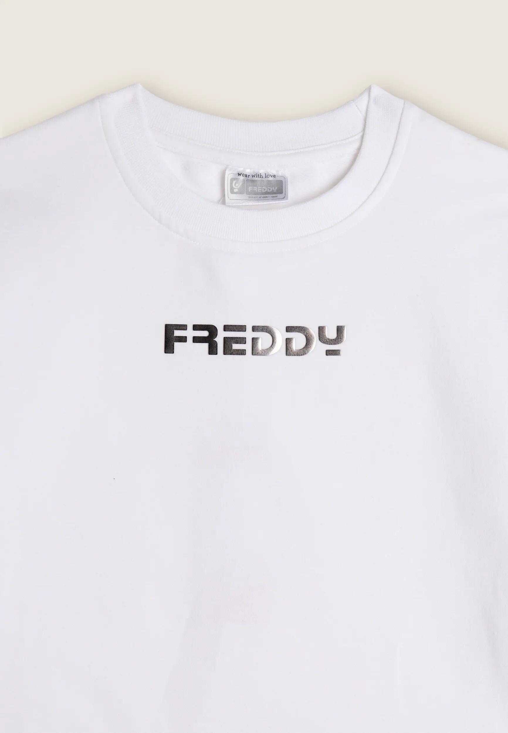 Felpa girocollo comfort fit con logo FREDDY 3/3