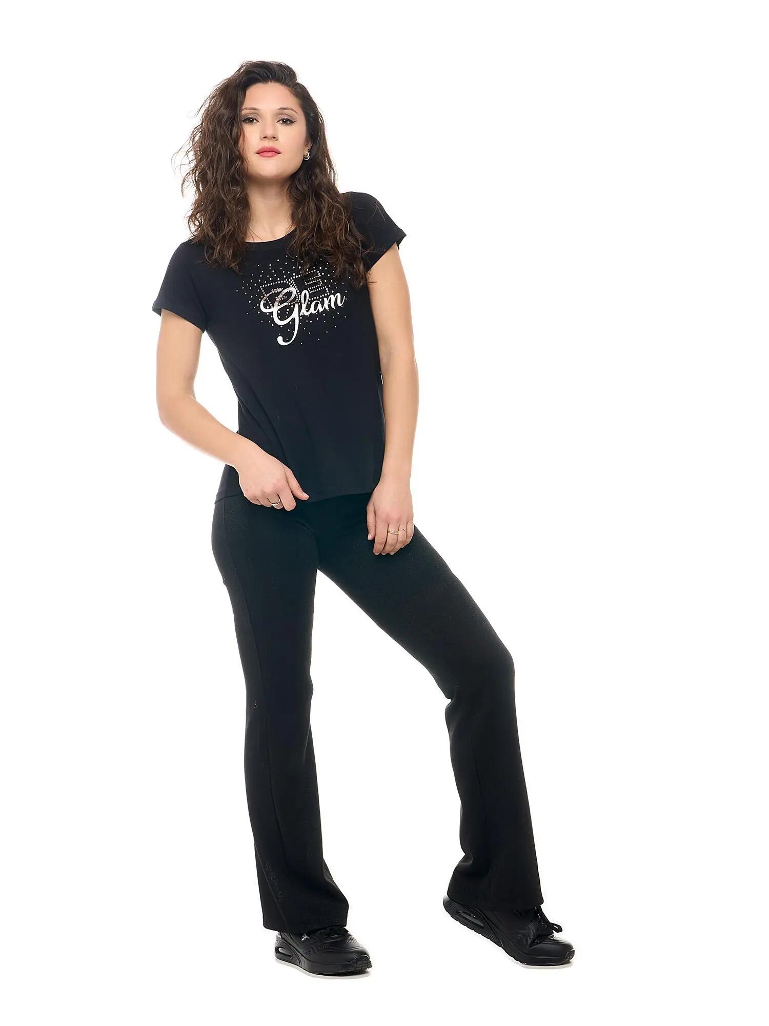 T-shirt da donna a maniche corte Be Glam 2/6