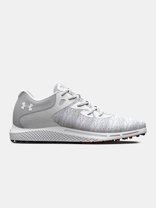 Chaussures de golf Under Armour Wcharged Breathe 2 Knit SL pour femme, grises