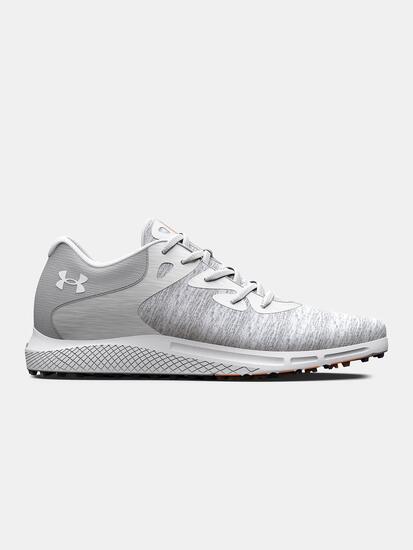 Chaussures de golf Under Armour Wcharged Breathe 2 Knit SL pour femme, grises