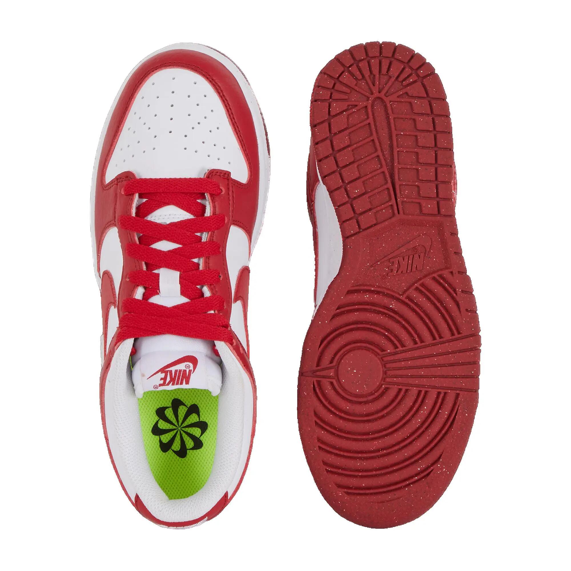 Chaussures Nike Dunk Low Next Nature blanc/rouge 3/6