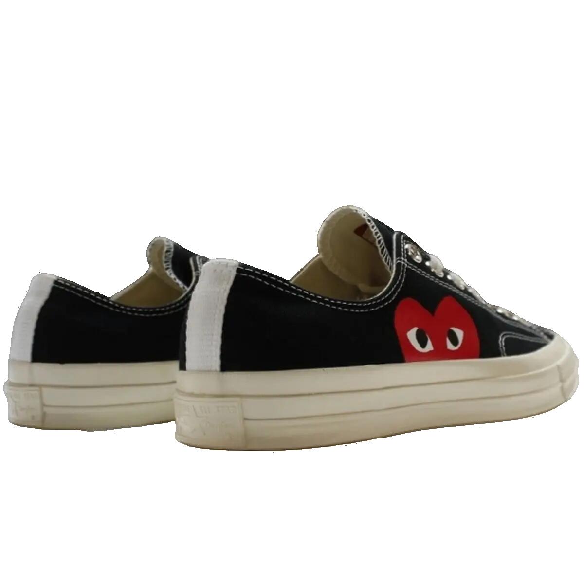 Chaussures Converse  Play Noir Basse 3/4