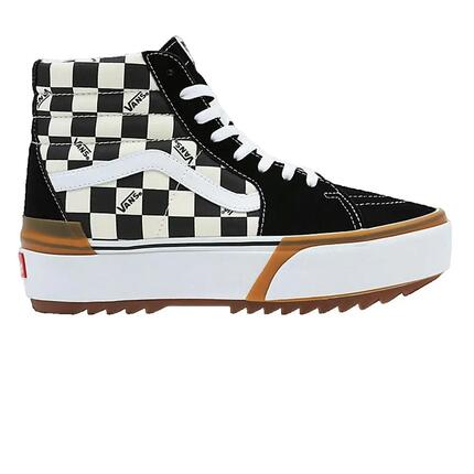 Schoenen Vans met zwart-wit dambordpatroon