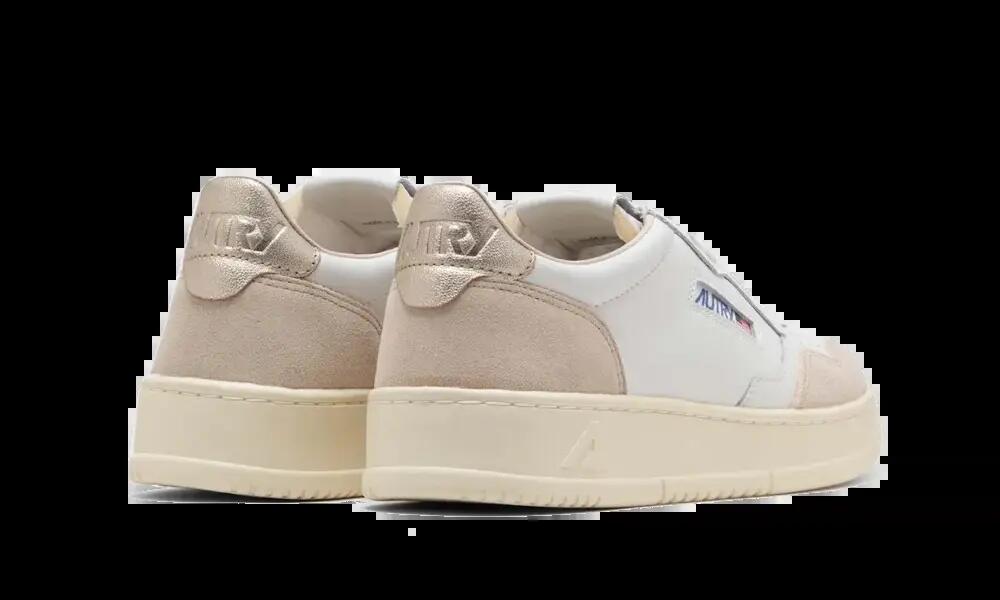 Medalist Leather Suede Low White Beige 2/6