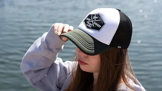 Trucker Cap Mesh - Gepolstert / Erwachsener / Einheitsgröße (Olive/Schwarz) 3/5