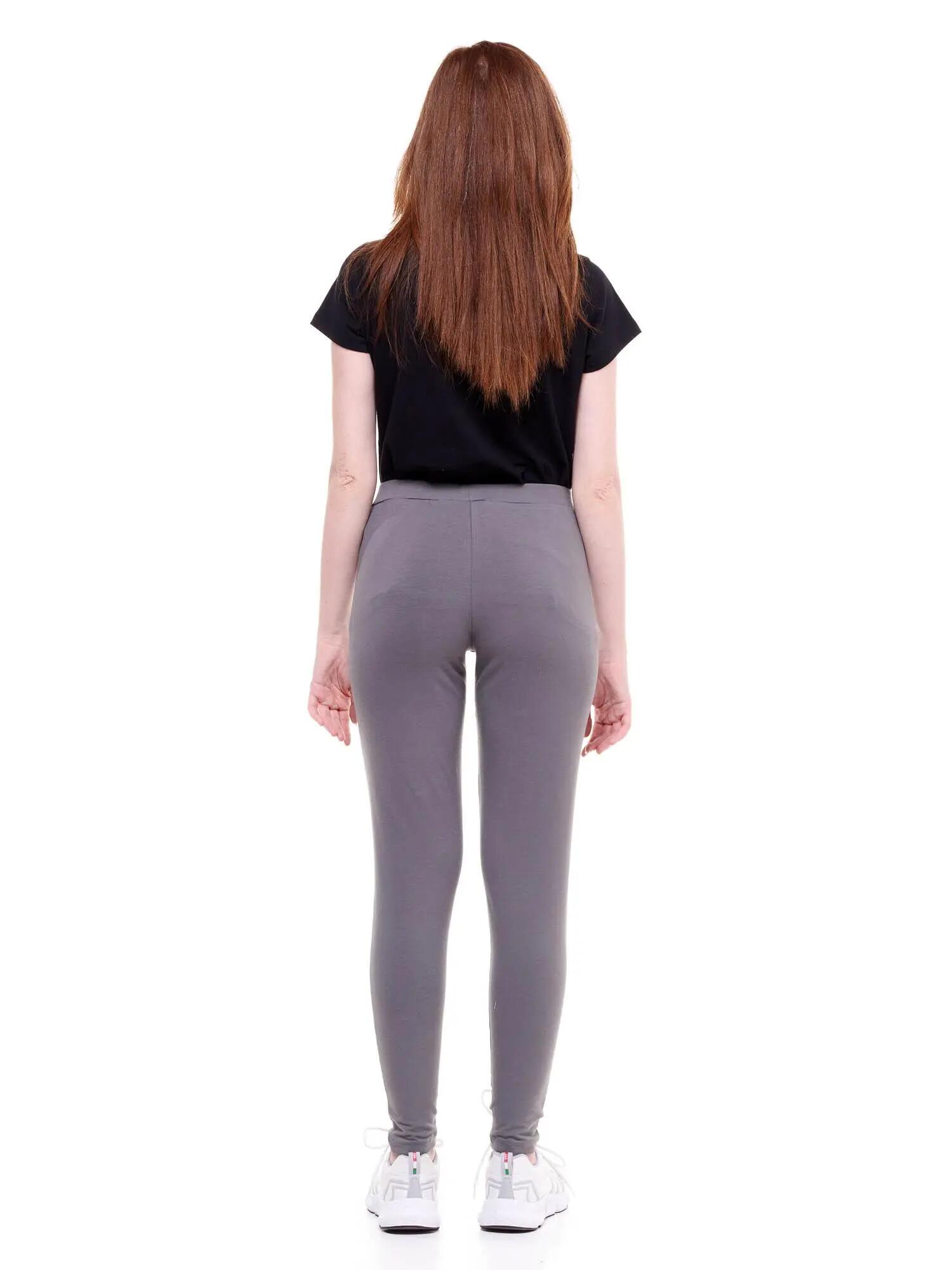 Einfache Damen-Leggings mit kleinem Logo 4/6