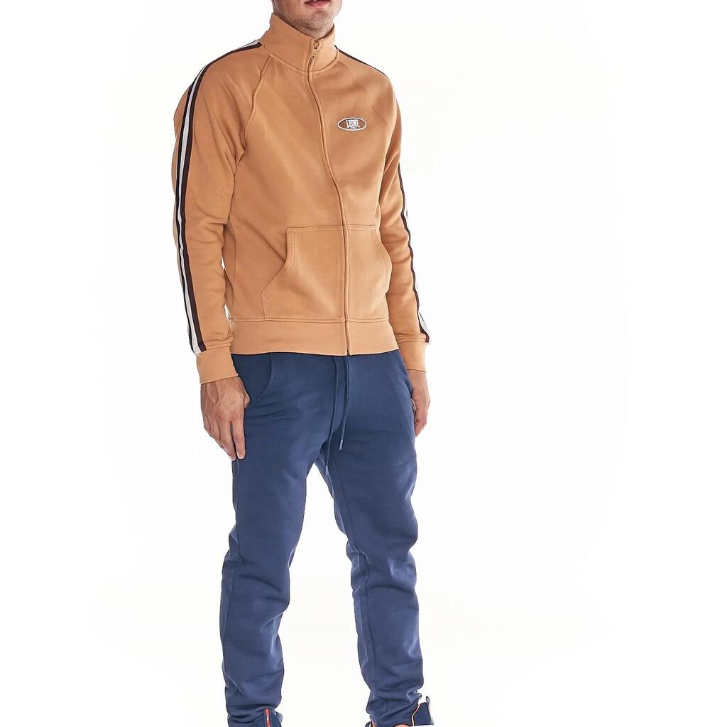 Men's full-zip tracksuit, high neck, Earth Tones line