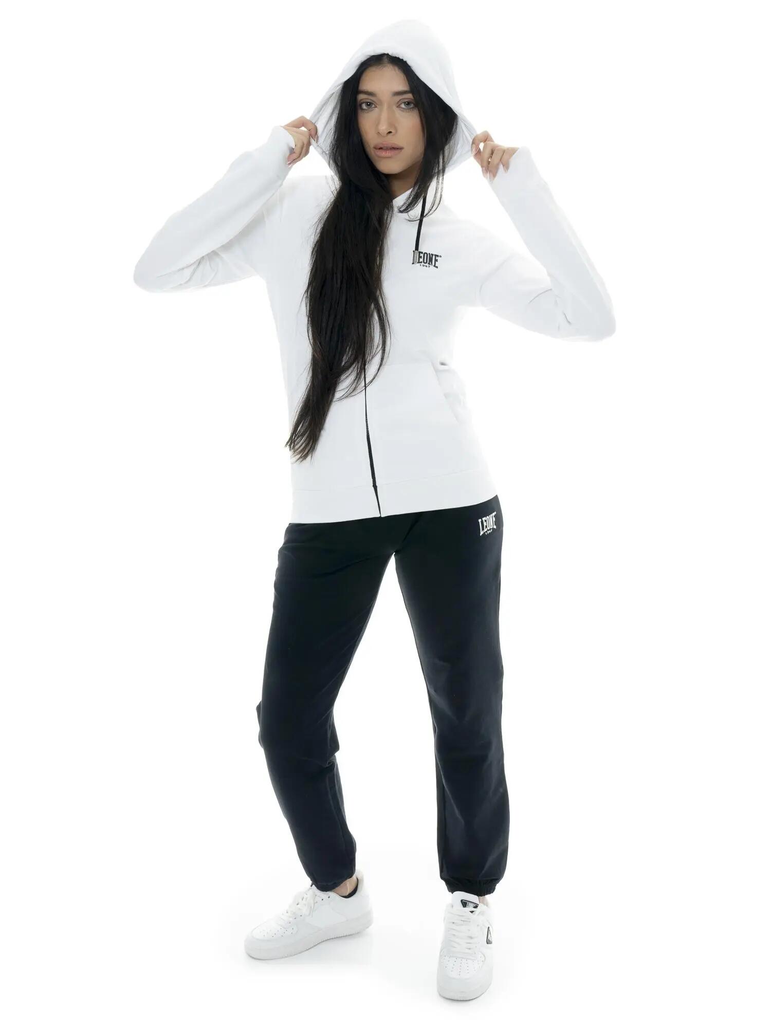 Article femme Leone 1947 Apparel Basic polaire capuche zip 5/7