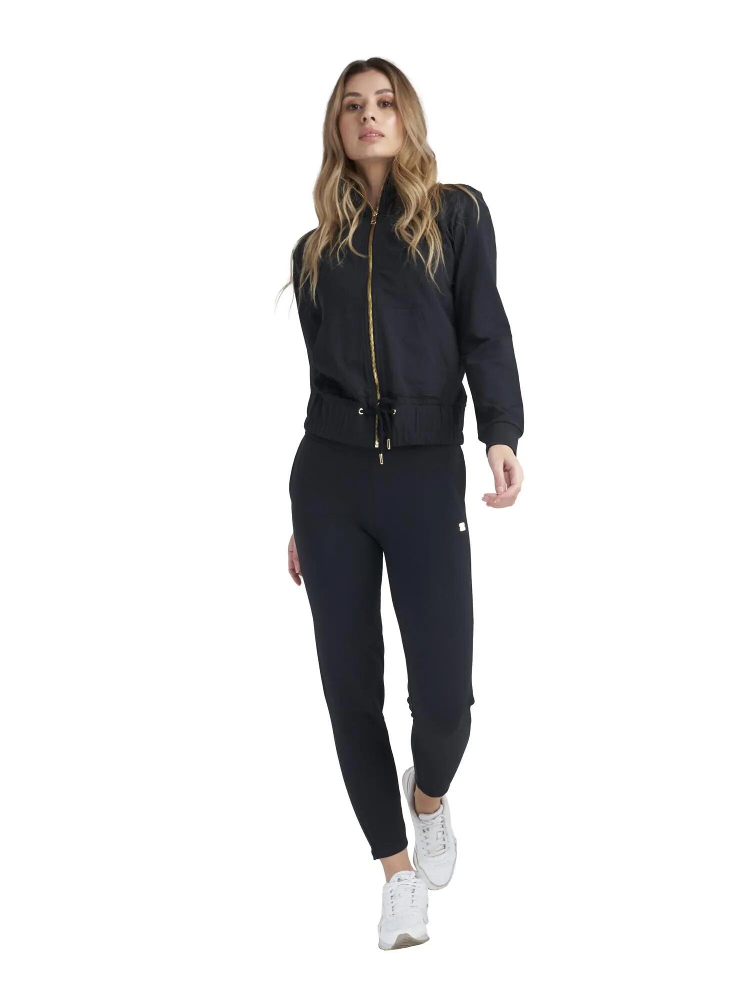 Conjunto de treino feminino Chic Boxing com gola alta e fecho de correr. 2/6