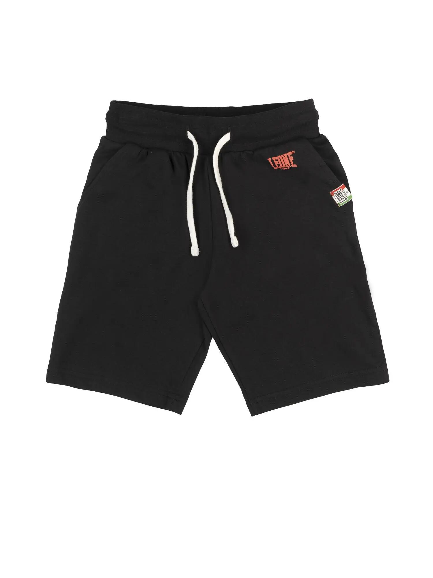 Short enfant Leone New Basic en coton non brossé 3/4
