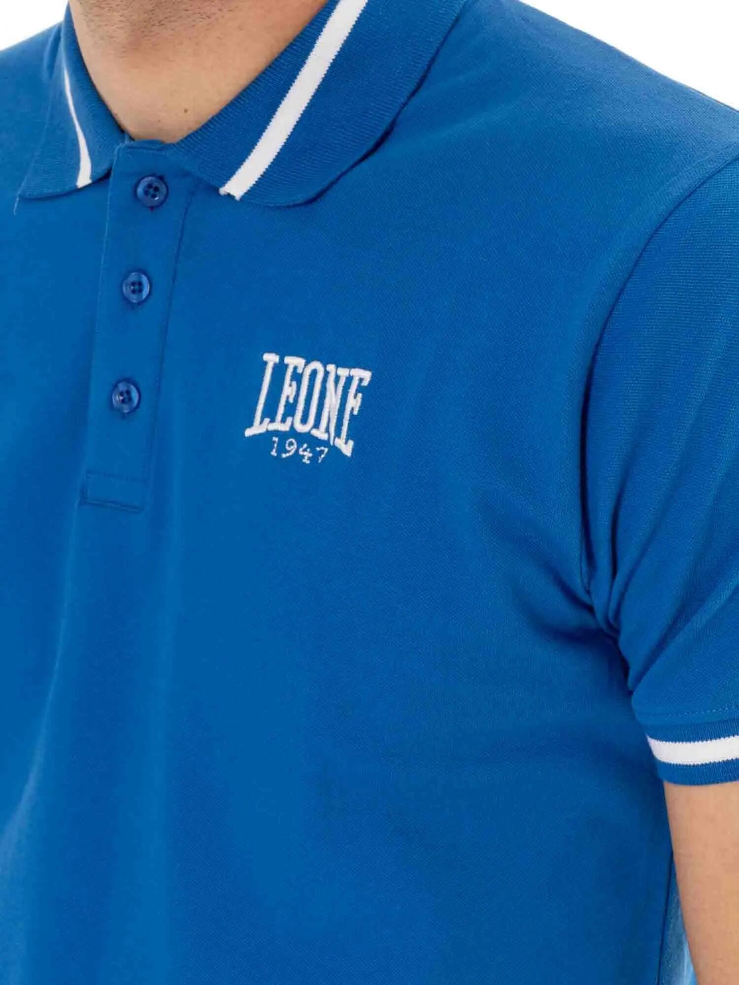 Polo da uomo con colletto Leone Basic 3/5