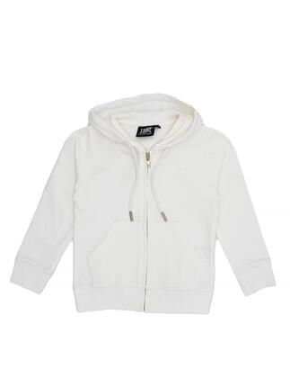 Sweat à capuche zippé fille Sparkly