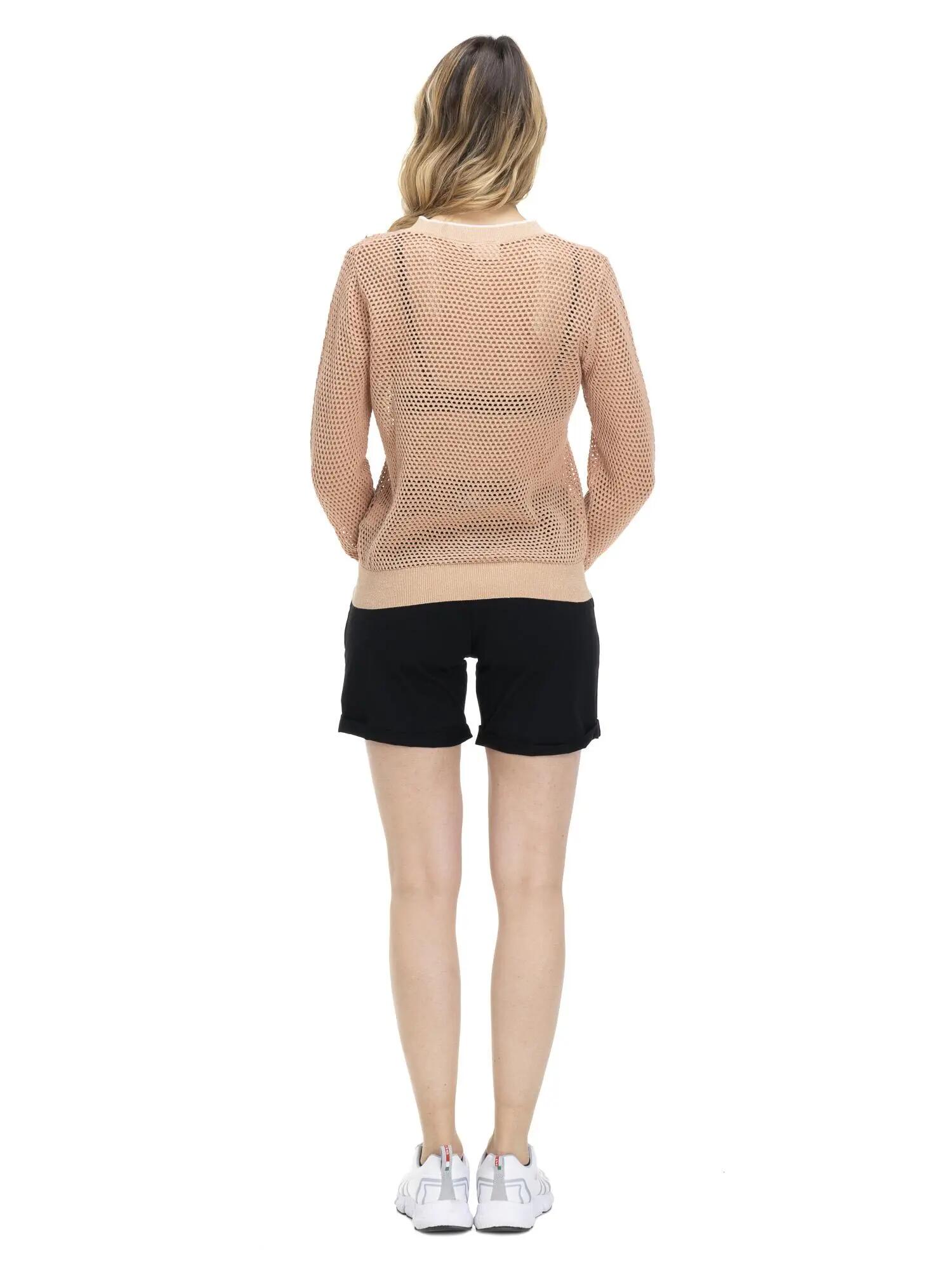 Sweat-shirts en maille pour femmes aux tons naturels 4/6