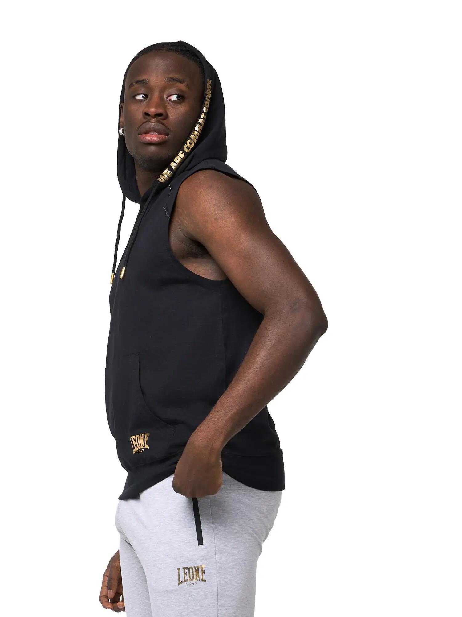 Sweat à capuche sans manches Leone New Gold pour homme 5/6