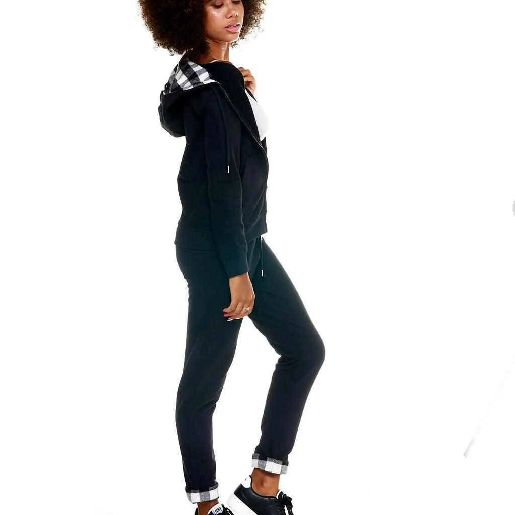 Woman hoody tracksuit full zip Leisure