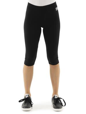 Leone basic stretch katoenen capri dameslegging
