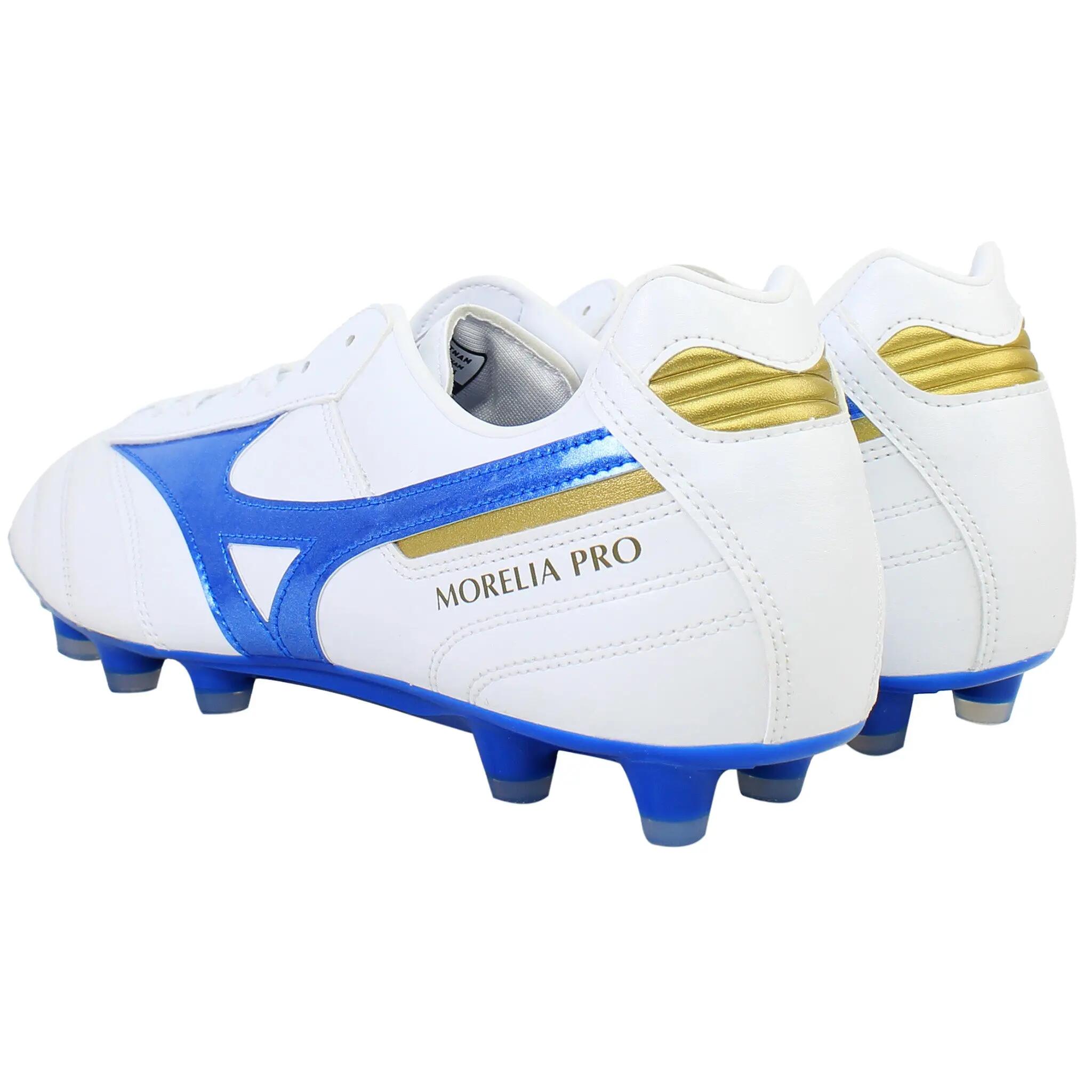 Crampons de football Mizuno Morelia II Pro cuir Blue Atoll 3/6