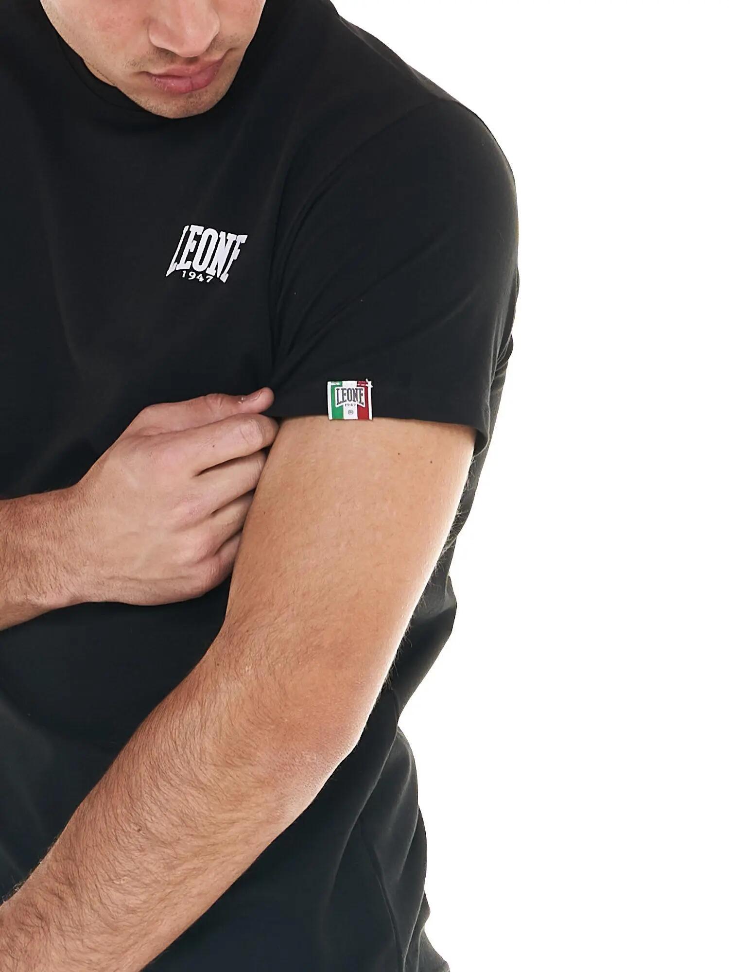 Leone Basic Herren-Kurzarm-T-Shirt aus Baumwolle 5/7