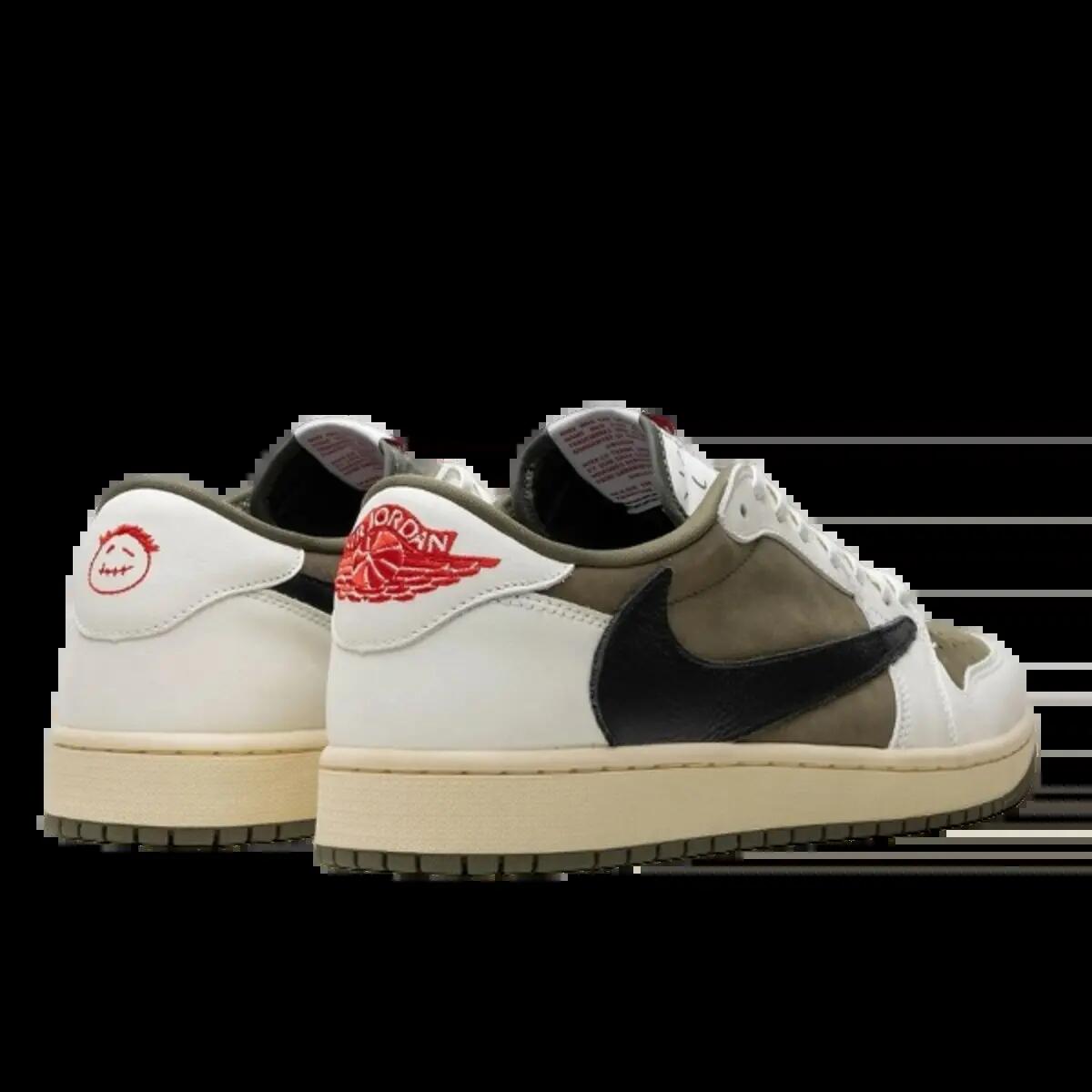 Chaussures  1 Retro Low OG SP Travis Scott Medium Olive 3/4