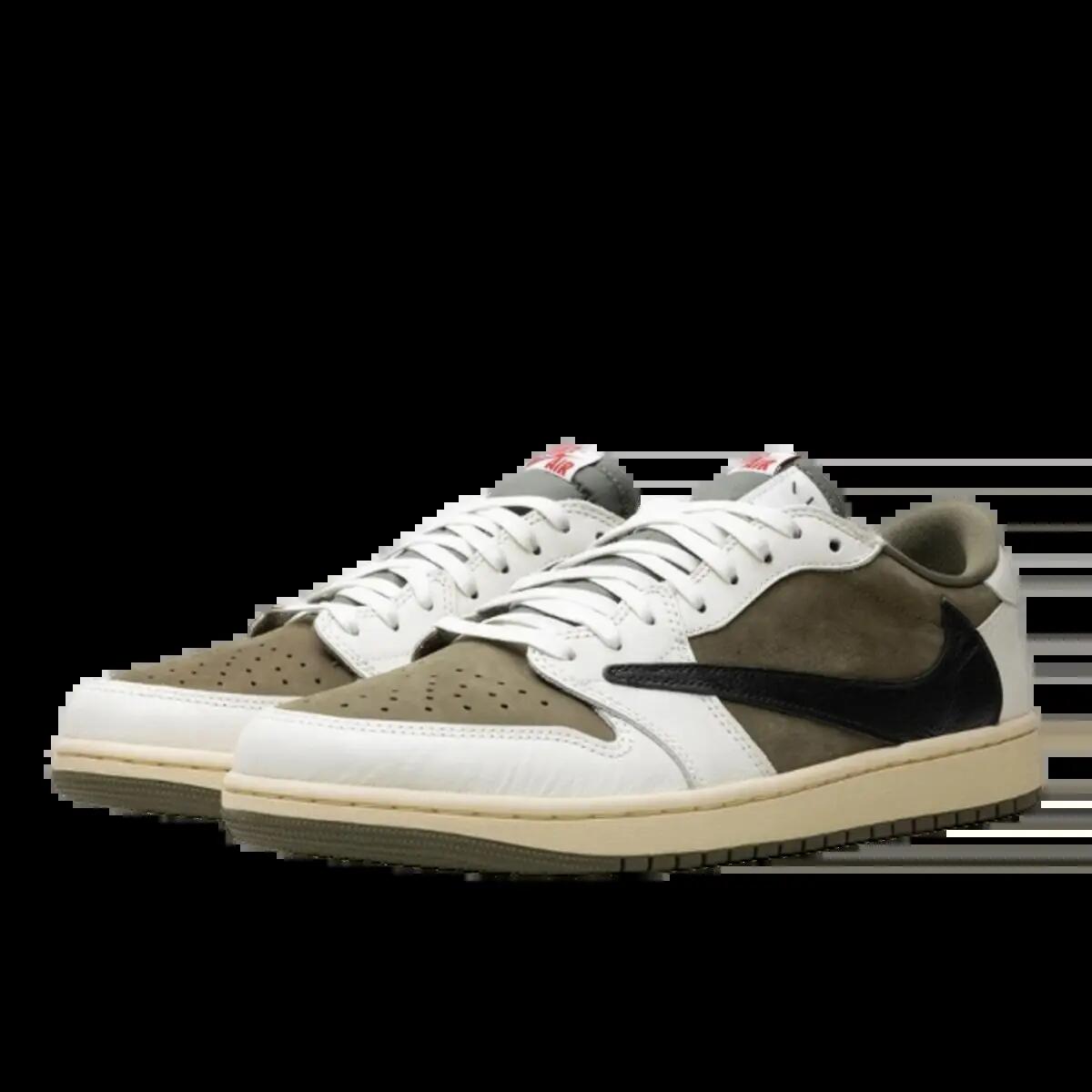 Chaussures  1 Retro Low OG SP Travis Scott Medium Olive 2/4