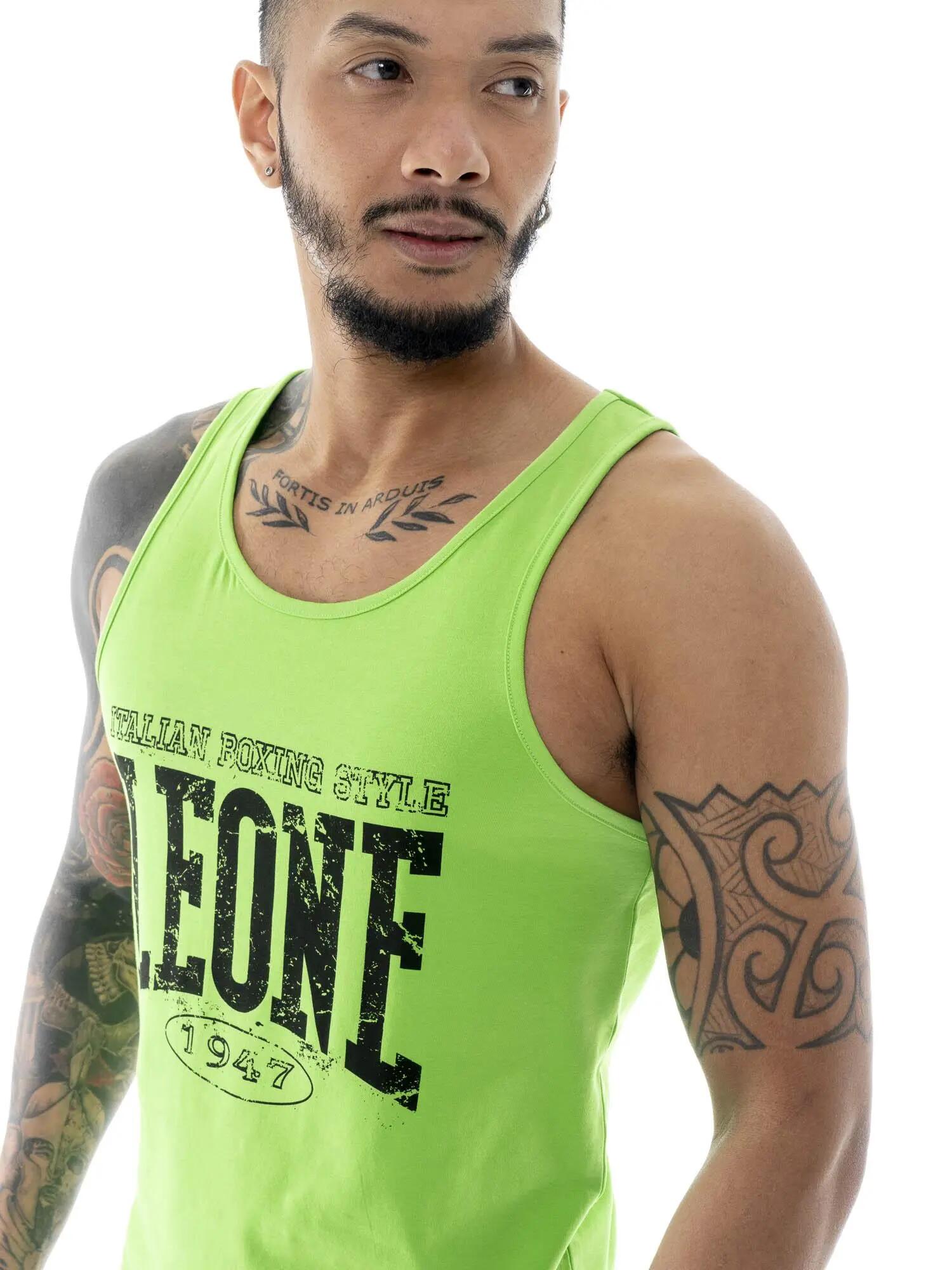 Leone Boxing Legend herentanktop van stretchkatoen 3/5