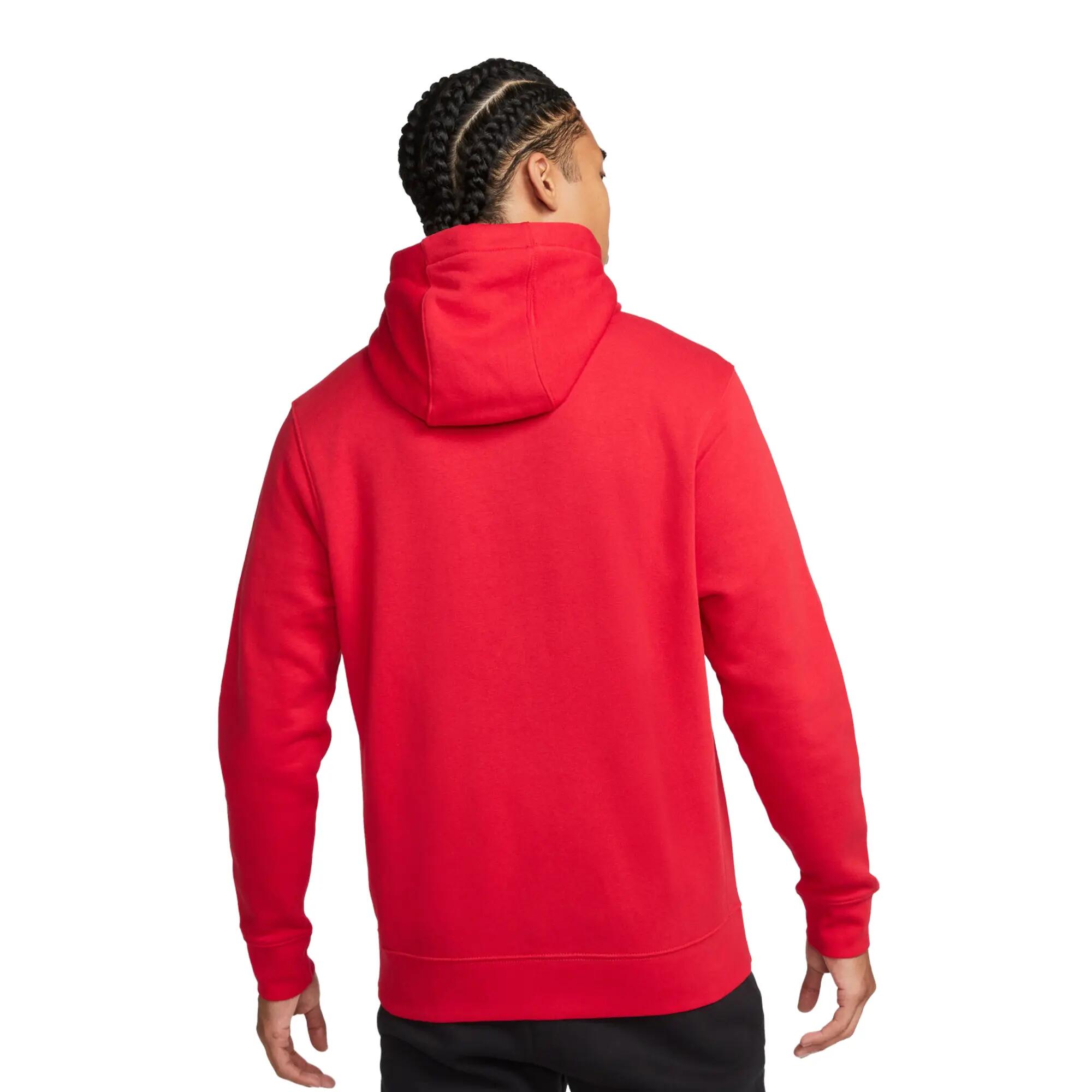 Heren Park 20 Full Zip Hoodie (Rood) 4/4
