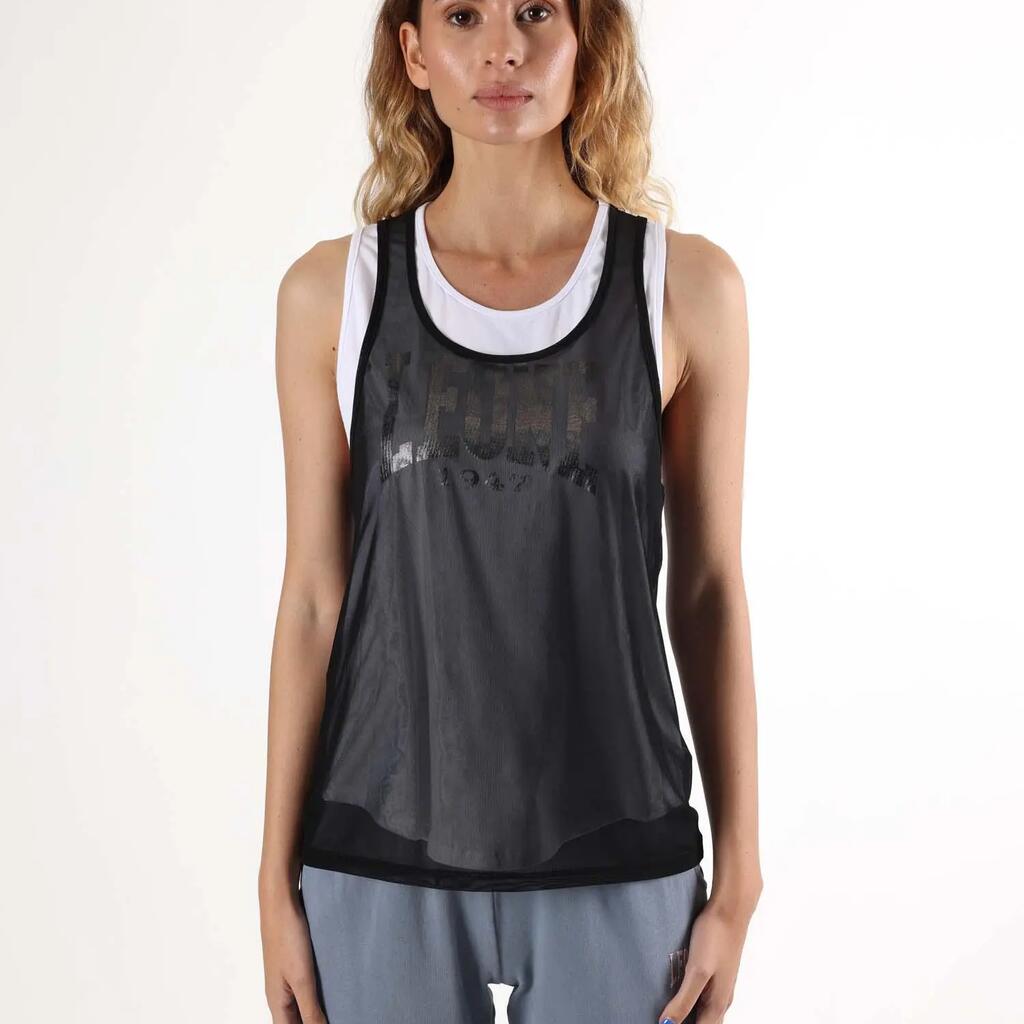 Woman tank mesh New basic