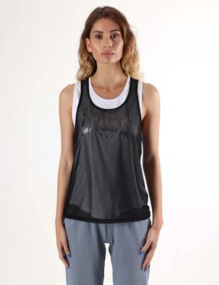 Leone basic transparante damestanktop