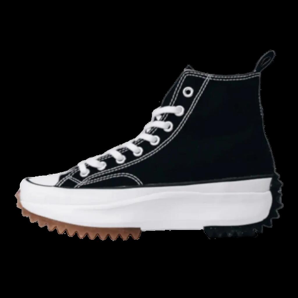 Shoes  Run Star Hike Hi Black White Gum