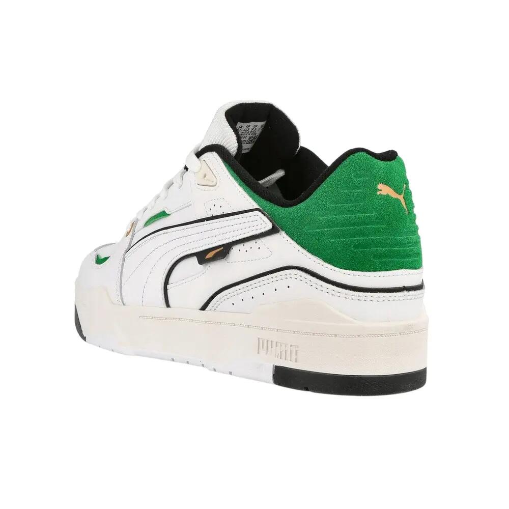 Zapatillas Deportivas de Cuero Slipstream para Hombre Blanco, Verde 2/10