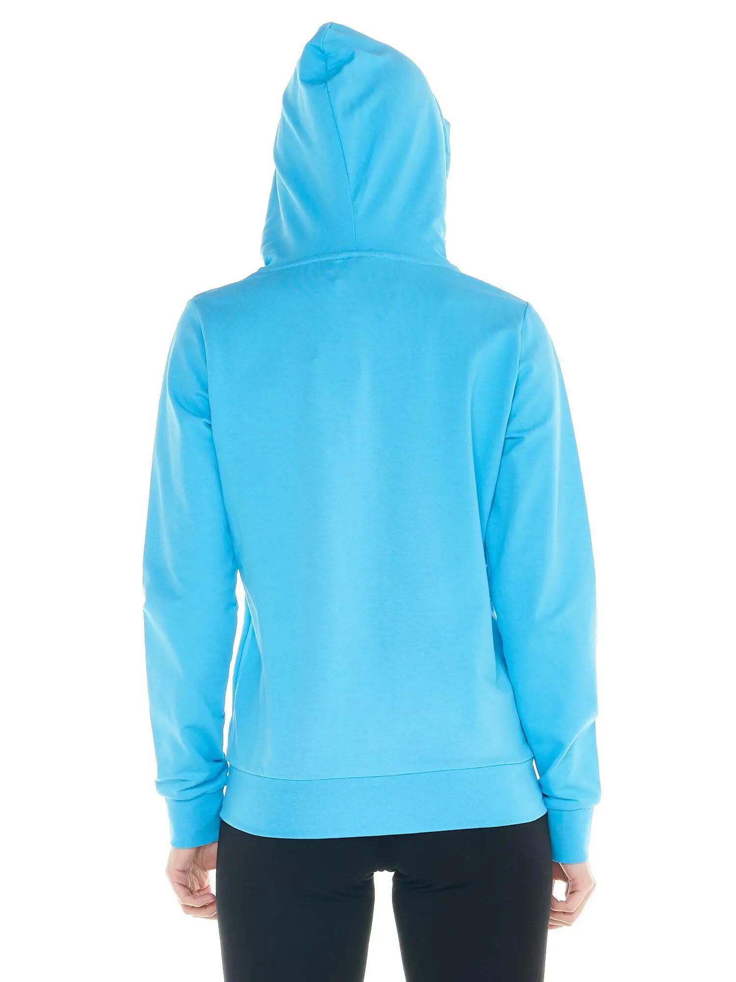 Felpa da donna con cappuccio e zip Basic 4/6