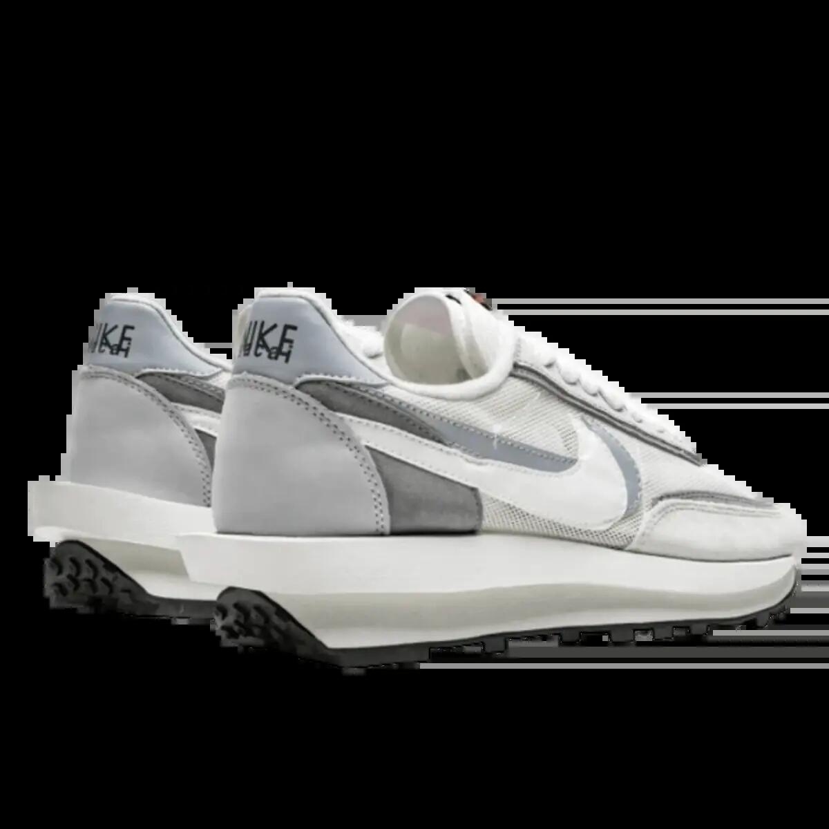 Schuhe  Sacai LD Waffle White Grey 3/4