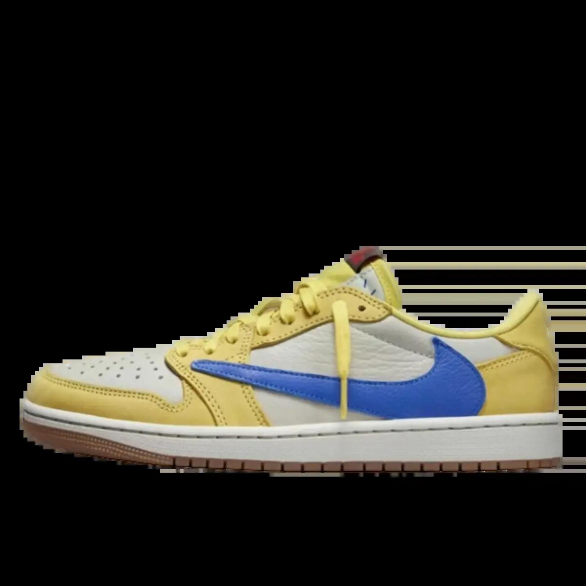 Chaussures  1 Retro Low OG SP Travis Scott Canary 1/6