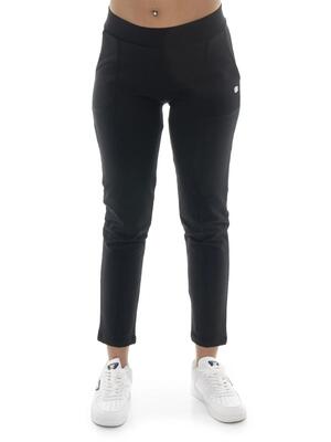 Dames non-fleece katoenen broek met leone basic plooi