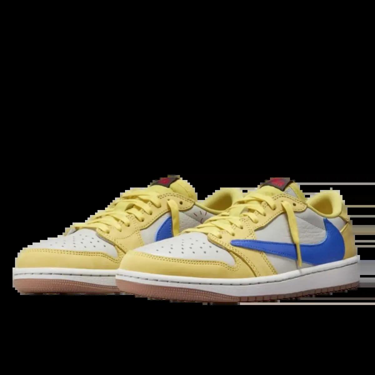 Chaussures  1 Retro Low OG SP Travis Scott Canary 3/5