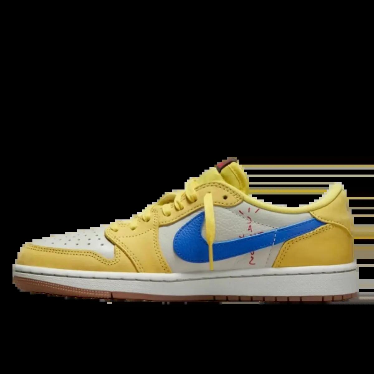 Chaussures  1 Retro Low OG SP Travis Scott Canary 2/5
