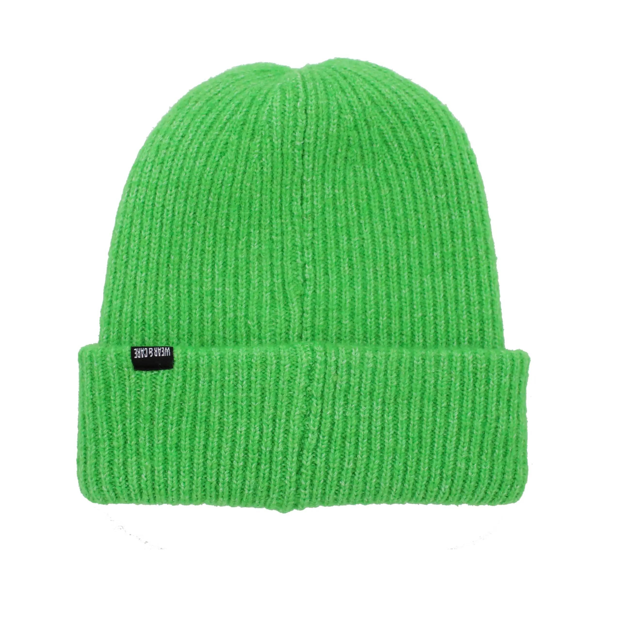Chapéu de inverno fluorescente - Homem / Mulher - Tamanho único (verde) 2/4