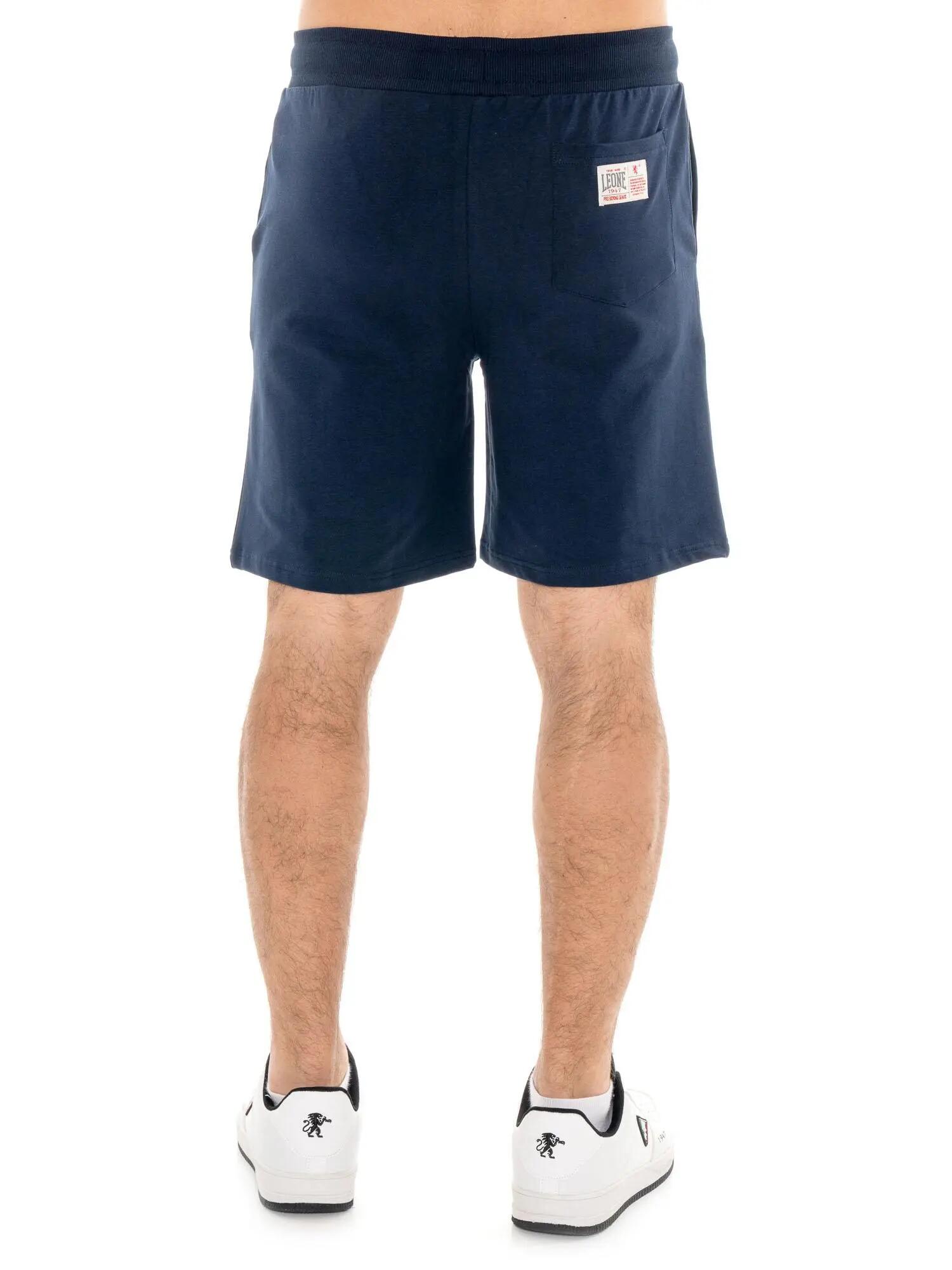 Leone Basic herenshorts met groot logo 4/7