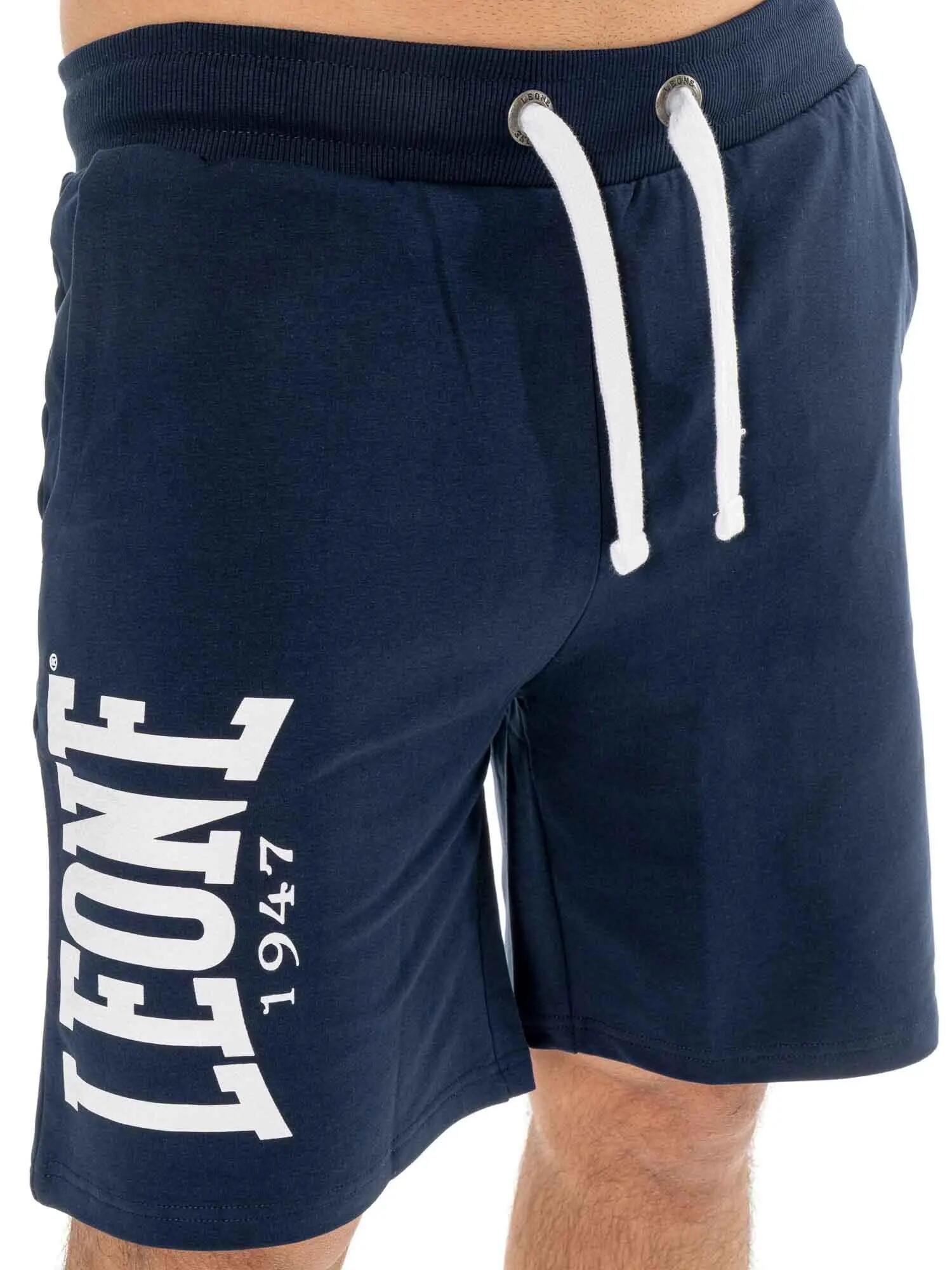 Leone Basic herenshorts met groot logo 3/7