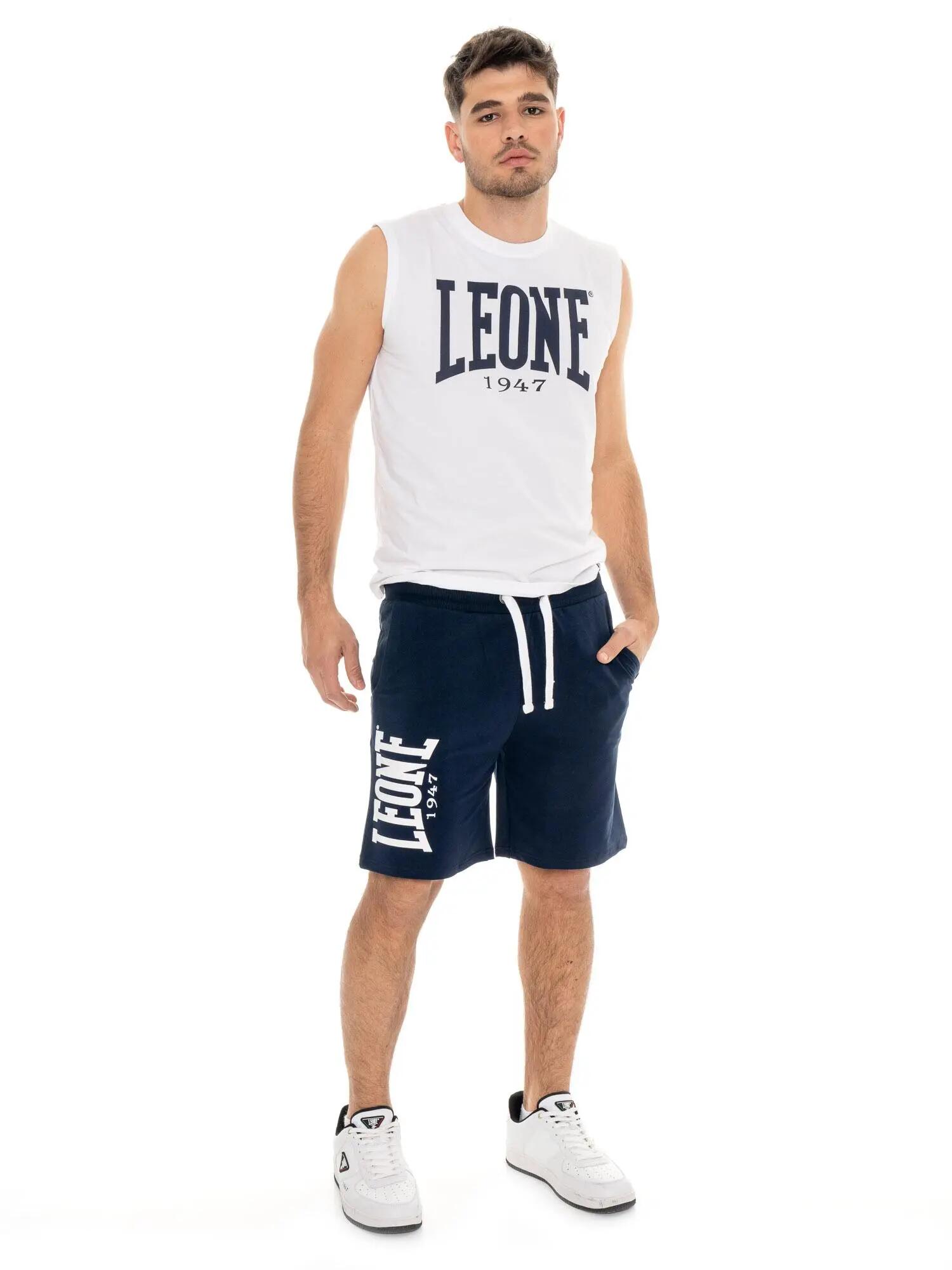Leone Basic herenshorts met groot logo 2/7